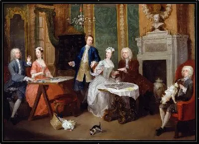 Семья Джона, 2-го герцога Монтегю и его слуга