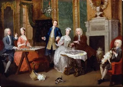 Семья Джона, 2-го герцога Монтегю и его слуга