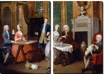 Семья Джона, 2-го герцога Монтегю и его слуга