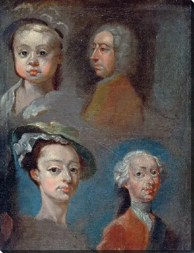 Картина Исследования голов