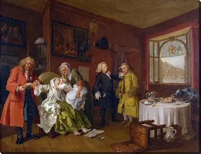 Картина Брак в стиле 6, Смерть дамы