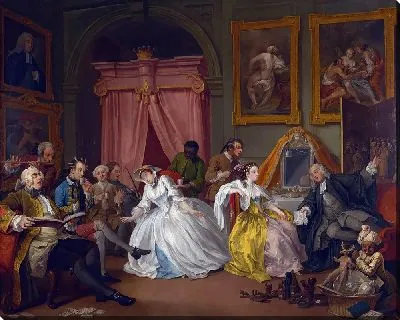 Картина Брак в стиле 4, Туалет