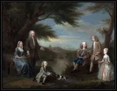 Джон и Элизабет Джеффрис и их дети