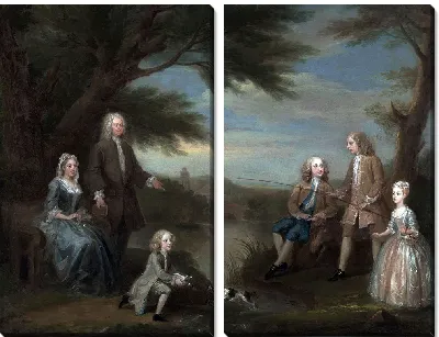 Джон и Элизабет Джеффрис и их дети