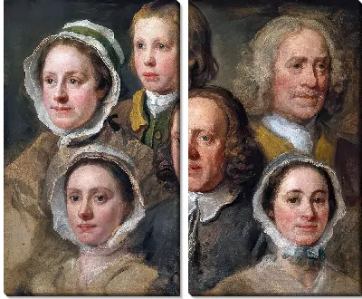 Головы шести слуг Хогарта