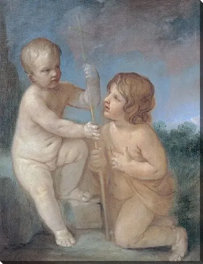 Картина Младенец Иисус и Святой Иоанн