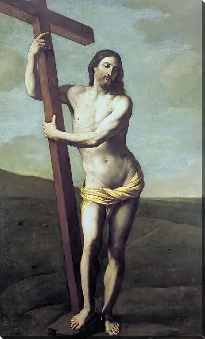 Картина Воскресший Христос, обнимающий Крест