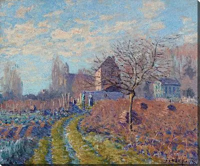 Картина Белый иней, лето Святого Мартина