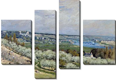 Терраса в Сен-Жермен, весна