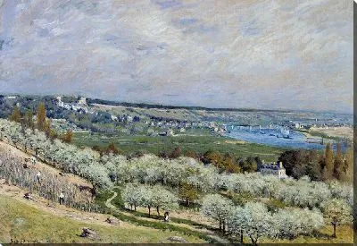 Терраса в Сен-Жермен, весна