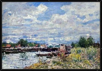 Картина Сена в Бийанкуре