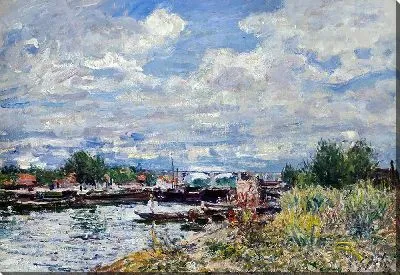 Картина Сена в Бийанкуре