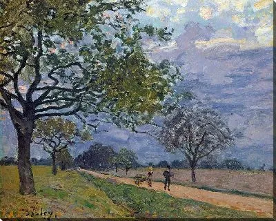 Картина Дорога из Версаля в Лувесьенн