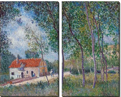 Картина Дорога из Море в Сен-Маммес