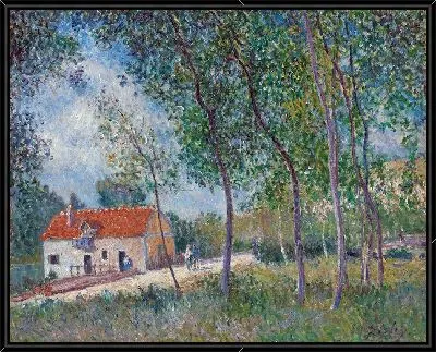 Картина Дорога из Море в Сен-Маммес