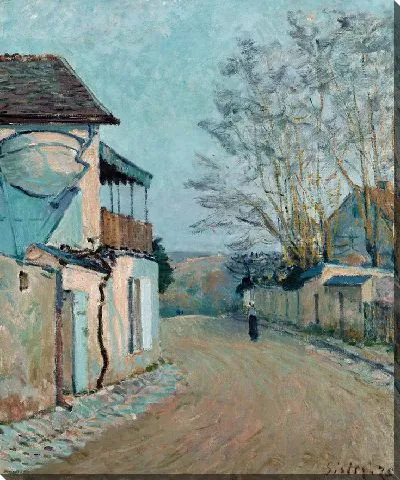 Картина Рю де ла Принцесс, зима