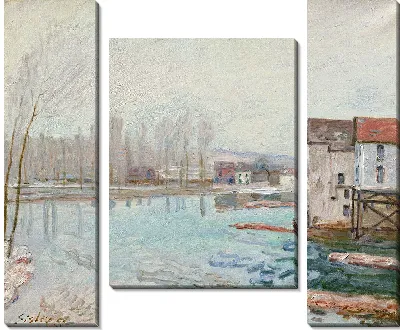 Картина Море зимой