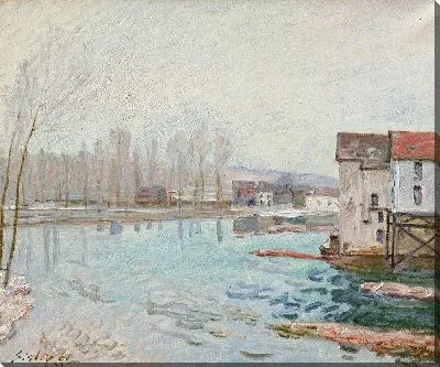 Картина Море зимой