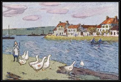 Картина Берега реки