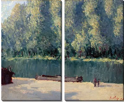 Картина Берега реки Луан