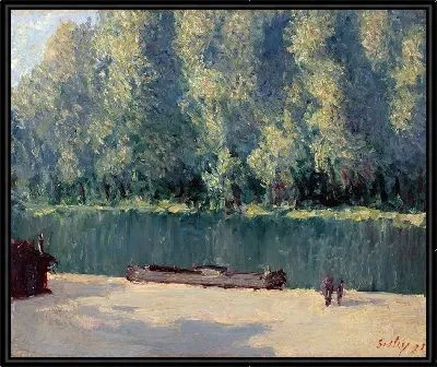 Картина Берега реки Луан