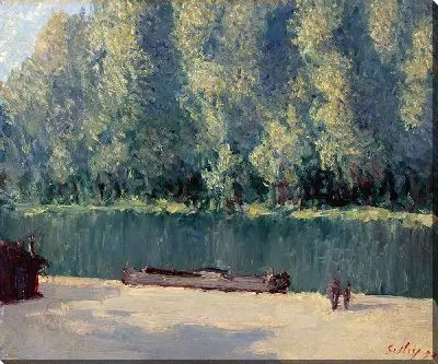 Картина Берега реки Луан