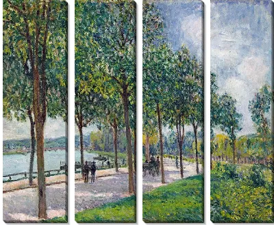 Картина Аллея каштанов