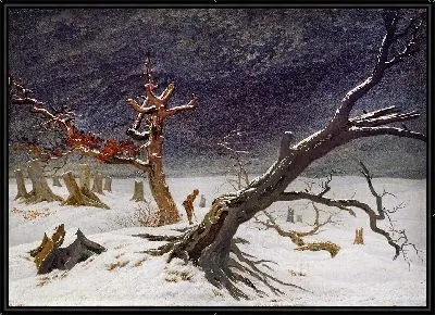 Картина Зимний пейзаж
