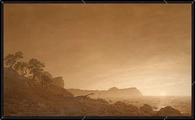 Вид Арконы с восходящей луной, ок. 1805-1806 гг.