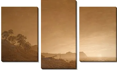 Вид Арконы с восходящей луной, ок. 1805-1806 гг.