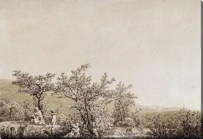 Картина Весна - Утро - Детство (из цикла «Цикл времен года, времени суток и этапов жизни», 1803 г.)