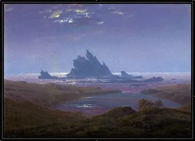 Картина Скалистый риф на берегу моря