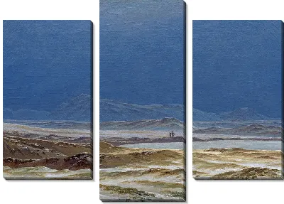 Картина Северный пейзаж, весна