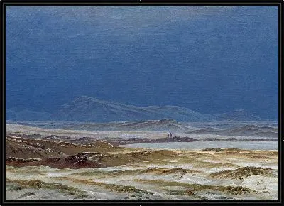 Картина Северный пейзаж, весна