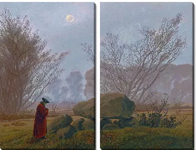 Картина Прогулка в сумерках