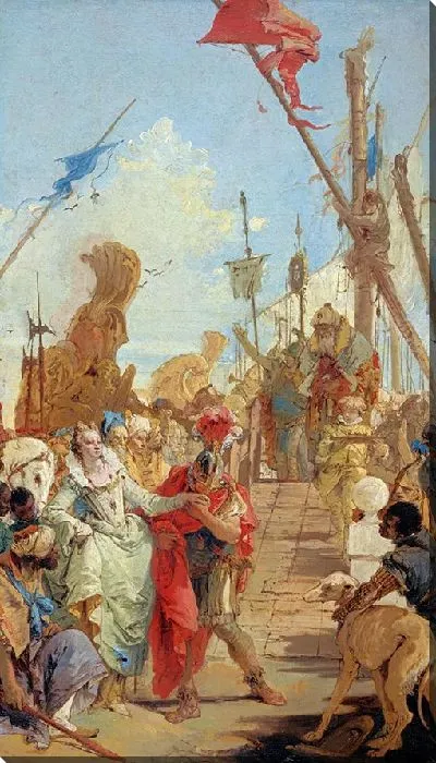 Картина Встреча Антония и Клеопатры