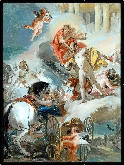 Картина Запряжка коней солнца