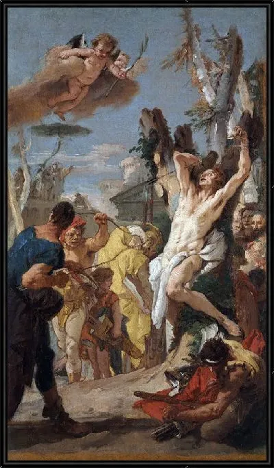 Картина Этюд для «Мученичества Святого Себастьяна» (для августинского монастыря в Диссене, Германия)