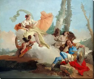 Картина Ринальдо, очарованный Армидой