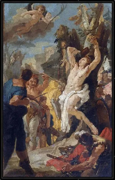 Картина Мученичество святого Себастьяна