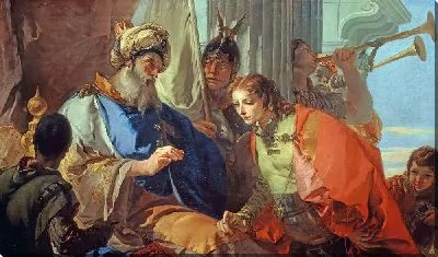 Картина Иосиф получает кольцо фараона