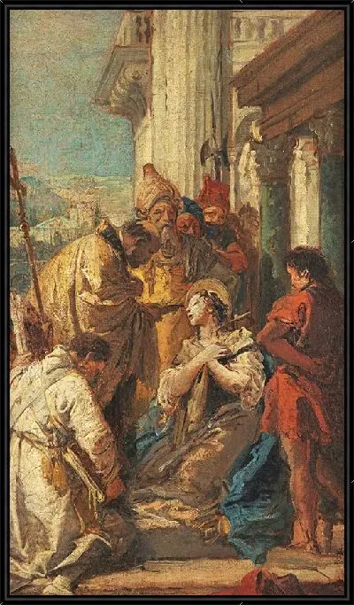 Картина Причастие Святой Люсии