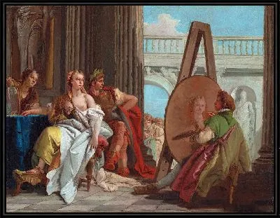 Александр Македонский и Кампаспа в студии Апеллеса