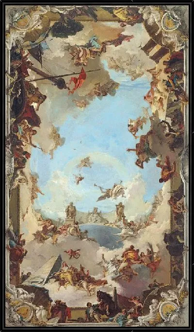 Картина Богатство и преимущества испанской монархии при Карле III