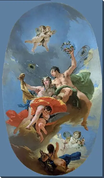 Картина Триумф Зефира и Флоры