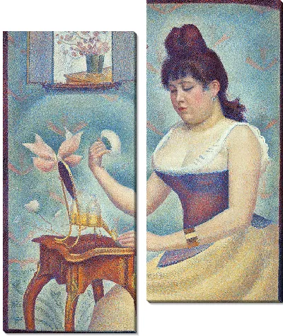 Картина Молодая Женщина Пудрится-1