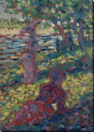 Картина Женщина в парке