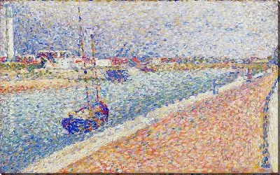 Картина Канал в Гравелине, Пти-Форт-Филипп