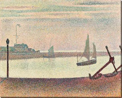 Картина Канал в Гравелине, вечер