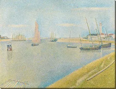 Картина Канал Гравлин, в сторону моря